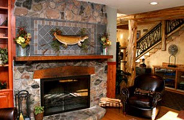 Big Sandy Lodge fireplace
