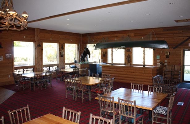 Crooked Lake - dining room.