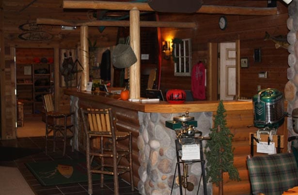 Crooked Lake - front desk.